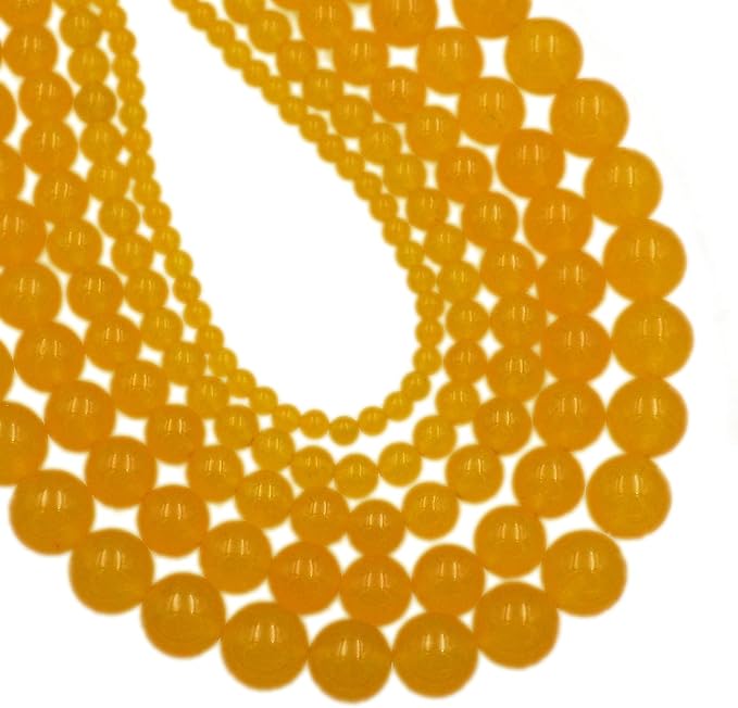 AD Beads Natural Gemstone Round Loose Beads 15" by ADBeads