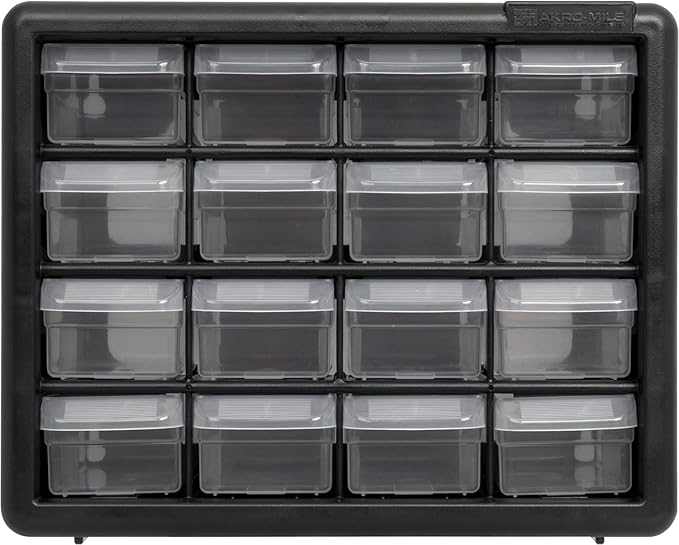 Akro-Mils 16-Drawer Plastic Drawer Storage Cabinet - Image 16