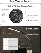 LED Desk Lamp with Clamp, Architect Desk Lamp with Remote, Flexible Swing Arm - Image 5