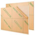 Lesnlok 12 x 16 Frosted Acrylic Sheet 1/8 inch Thick 3mm 2 Piece Bouble Sided by Lesnlok