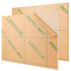 Lesnlok 8 x 12 Frosted Acrylic Sheet 1/8 inch Thick 3mm 2 Piece Bouble Sided by Lesnlok