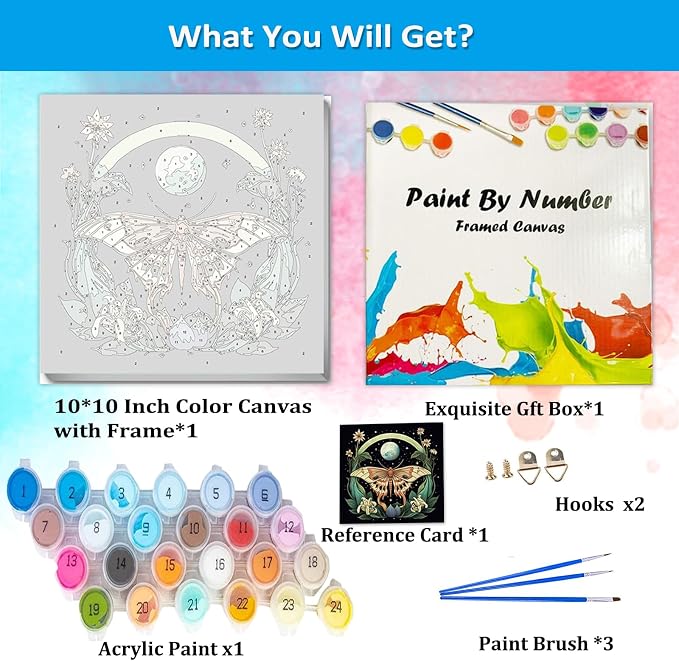 Artunion Framed Paint by Numbers Kit - Image 4