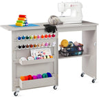 Best Choice Products Folding Sewing Table Multipurpose Craft Station & Side Desk by Unknown