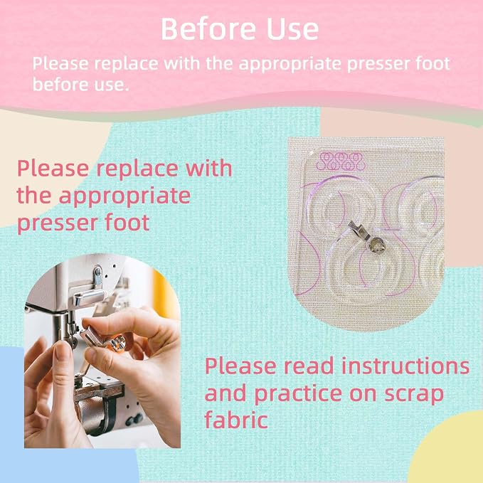 3Pcs Free Motion Quilting Templates - Image 6