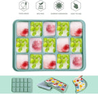 Tvmania Ice Cube Trays Set of 2, 15-Cube Silicone Molds - Image 4