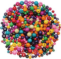 BetterJonny 800 Pcs Colorful Wooden Beads by BetterJonny