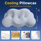 Cervical Neck Pillow, Pillows for Neck and Shoulder Pain, Contour Pillow - Image 3