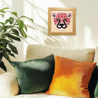 INFUNLY Punch Needle Frame Kits Pink Leopard Punch Needle Embroidery Set - Image 4