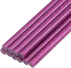 uxcell Mini Hot Glue Sticks for Glue Gun 0.27-inch x 4-inch Rose Red Glitter by uxcell