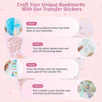 120Pcs Acrylic Bookmark Blanks Kits, Iridescent Clear Bookmarks Bulk - Image 3