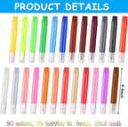 72Pcs Suncatcher Paint Pens 10mL Premium Extra Fine Point Acrylic Paint Marker - Image 2