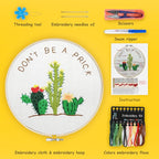 BERYA Cactus Embroidery Kit Including Video Step by Step Instructions - Image 2
