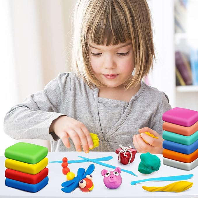 Air Dry Clay, 24 Colors Modeling Magic Clay - Image 6