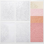 Geiserailie 8 Pcs Embossing Folders 2d/3D Embossing Machine Template Paper Card by Geiserailie