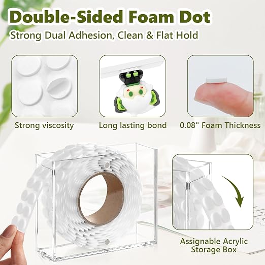 400 PCS 2mm Double Sided Foam Dots - Image 3