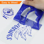 HTVRONT Heat Transfer Vinyl Blue HTV Vinyl Rolls - Image 4