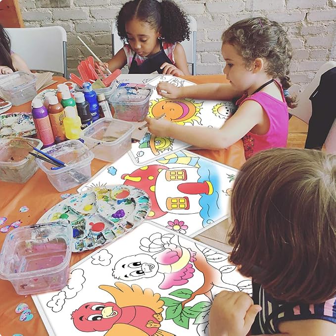 DIY Kites for Kids Kite Making Kit Bulk, Decorating Coloring Kite Party Pack - Image 4