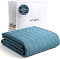 YnM Exclusive Weighted Blanket, Soothing Organic Long Stapled Cotton, Bed by YNM