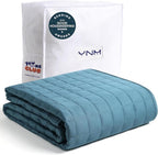 YnM Exclusive Weighted Blanket, Soothing Organic Long Stapled Cotton, Bed by YNM
