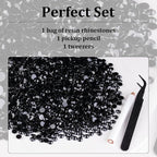 5000pcs 3mm Resin Rhinestones Bulk - Image 4