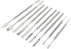 CYNAMED 10 Pc Stainless Steel Spatula Wax & Clay Sculpting Tool Set - Image 2