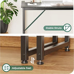 Huuger Computer Desk, 80 Inch Office Desk, Gaming Desk - Image 9