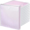 Henoyso 24 Pcs 12 x 12 Scrapbook Paper Storage Organizer Top Loading Plastic by Henoyso