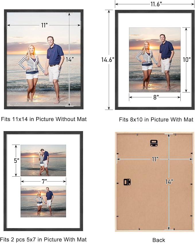 11x14 Picture Frame, Birthday Christmas Gift - Image 2
