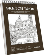 Soucolor 11"x14" Large Sketchbook, 100 Sheets Thick Acid Free Sketch Pad | by Soucolor