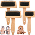 Lainballow 4 PCS Wool Carders, Wooden Hand Carders by Unknown