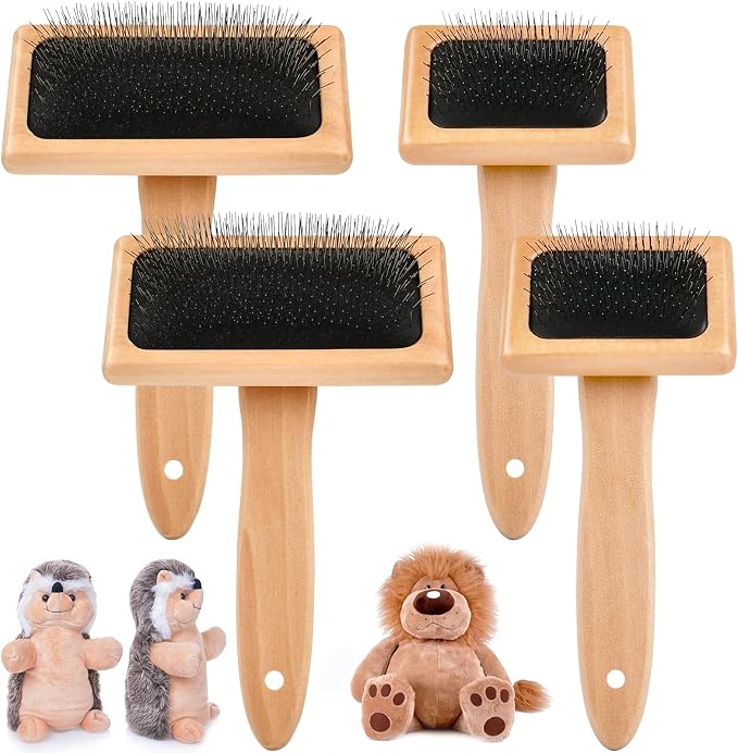 Lainballow 4 PCS Wool Carders, Wooden Hand Carders by Unknown