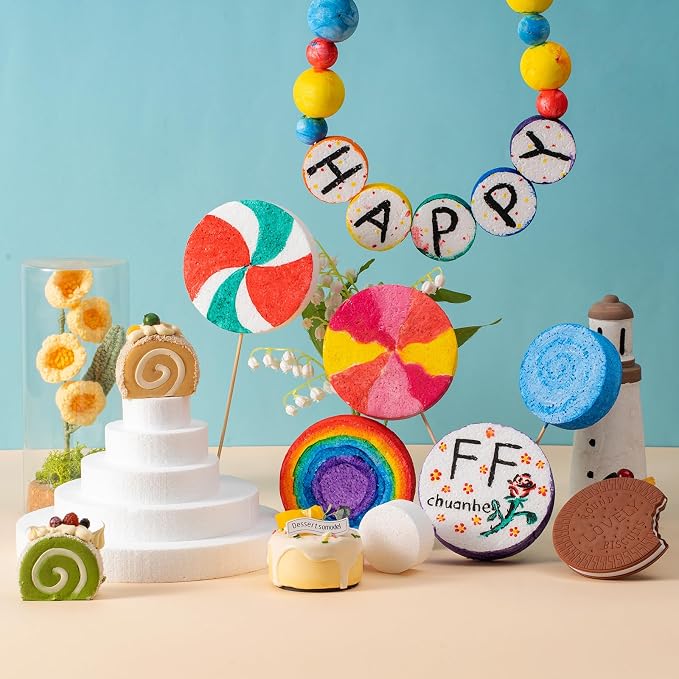 FFchuanhe 3 Inch 28-Pack Foam Circles - Image 3