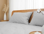 Pillow Cases, Standard Queen Size Cotton Percale Weave Pillowcases, Pre-Shrunk - Image 7