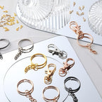 280 Pieces Key Chain Rings Kit Including 35 Pcs Swivel Lobster Clasp Keychain - Image 3