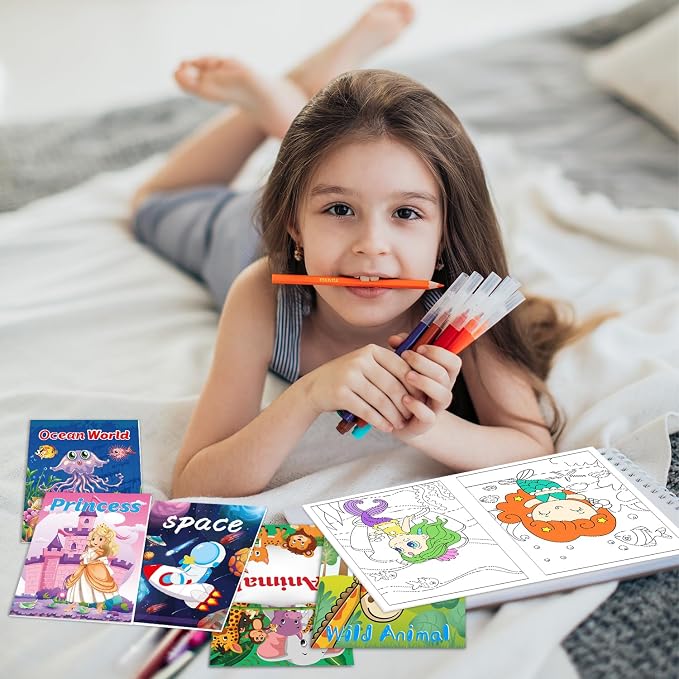 Kalysky 20Pack Coloring Books for Kids Ages 4-8, Mini Coloring Books for Kids - Image 7