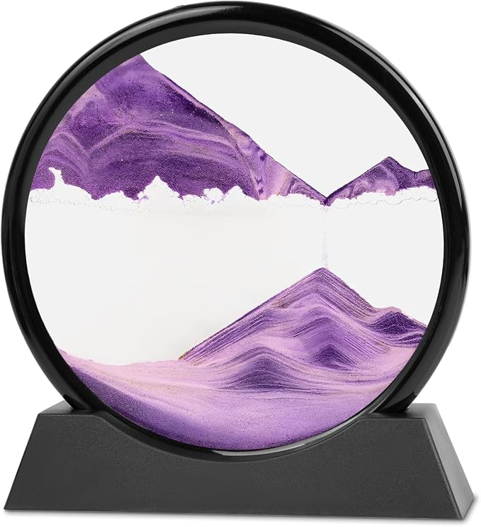 Meeitec Moving Sand Art, 3D Liquid Motion Deep Sea Sandscape Color Quicksand by Meeitec