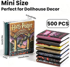 DIYDEC 500pcs Mini Books Miniatures Dollhouse Books - Image 2