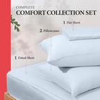 100% Egyptian Cotton Full Size Sheet Set - Image 3