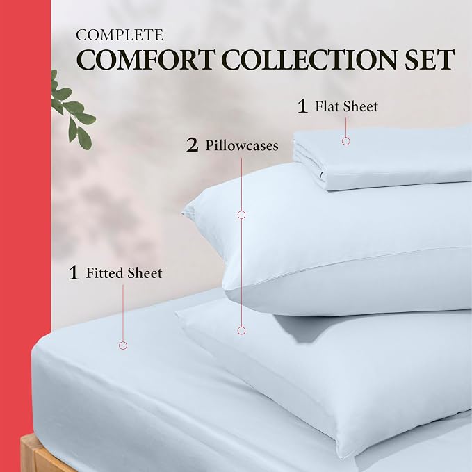 100% Egyptian Cotton Full Size Sheet Set - Image 3
