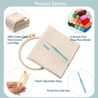 DIY Punch Needle Kits Goose and Flower Garland Easy - Image 3