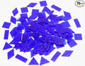 Large Size Textured Transparent Glass Tiles, 200g Mixed Shapes Stained Glass by Unknown