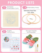 TINDTOP Punch Needle Kits, Tulip Punch Embroidery Kits - Image 2