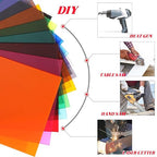 Macarrie 12 Pcs Colored Acrylic Sheets 1/8 Inch Thick Translucent Colored - Image 4