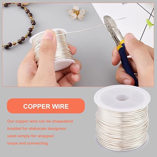 BENECREAT 16 Gague 32.8ft Tarnish Resistant Copper Wire, Sculpturing, Floral - Image 5