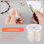 BENECREAT 16 Gague 32.8ft Tarnish Resistant Copper Wire, Sculpturing, Floral - Image 5