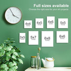 PHOENIX Small Painting Canvas Panels 4x4 Inch, 24 Bulk Pack - 8 Oz Triple - Image 6