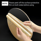 2 Pieces 1/4" Round Plexiglass Sheet, 10 Inch Diameter Clear Acrylic Circle - Image 3