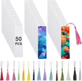 50 Pcs Sublimation Bookmark Blank Heat Transfer Aluminum Metal Bookmarks Bulk by Buynow