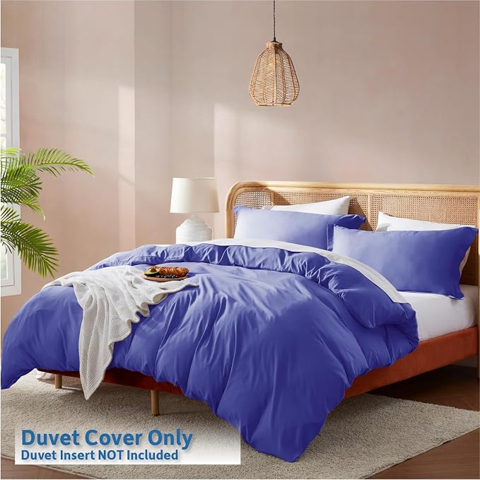 Nestl Royal Blue Duvet Cover Queen Size - Image 2