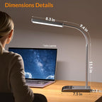LEPOWER Desk Lamp, 800LM LED for Home Office, True Eye-Caring for Reading | 50 - Image 8